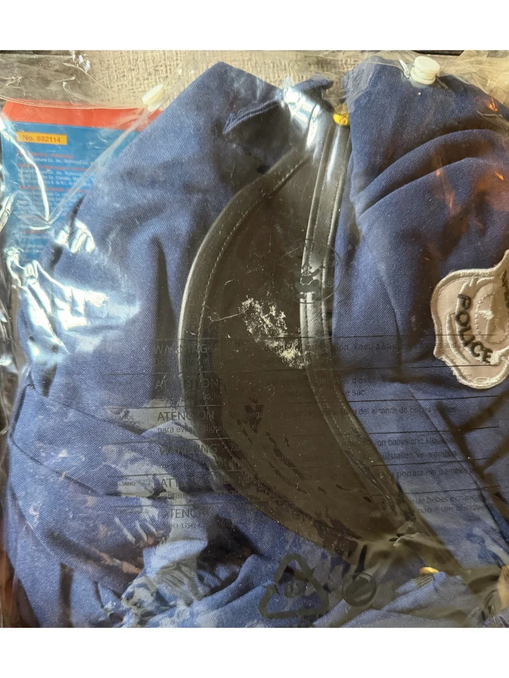 Kids Vintage Police Officer Cop Halloween Costume Law Enforcement